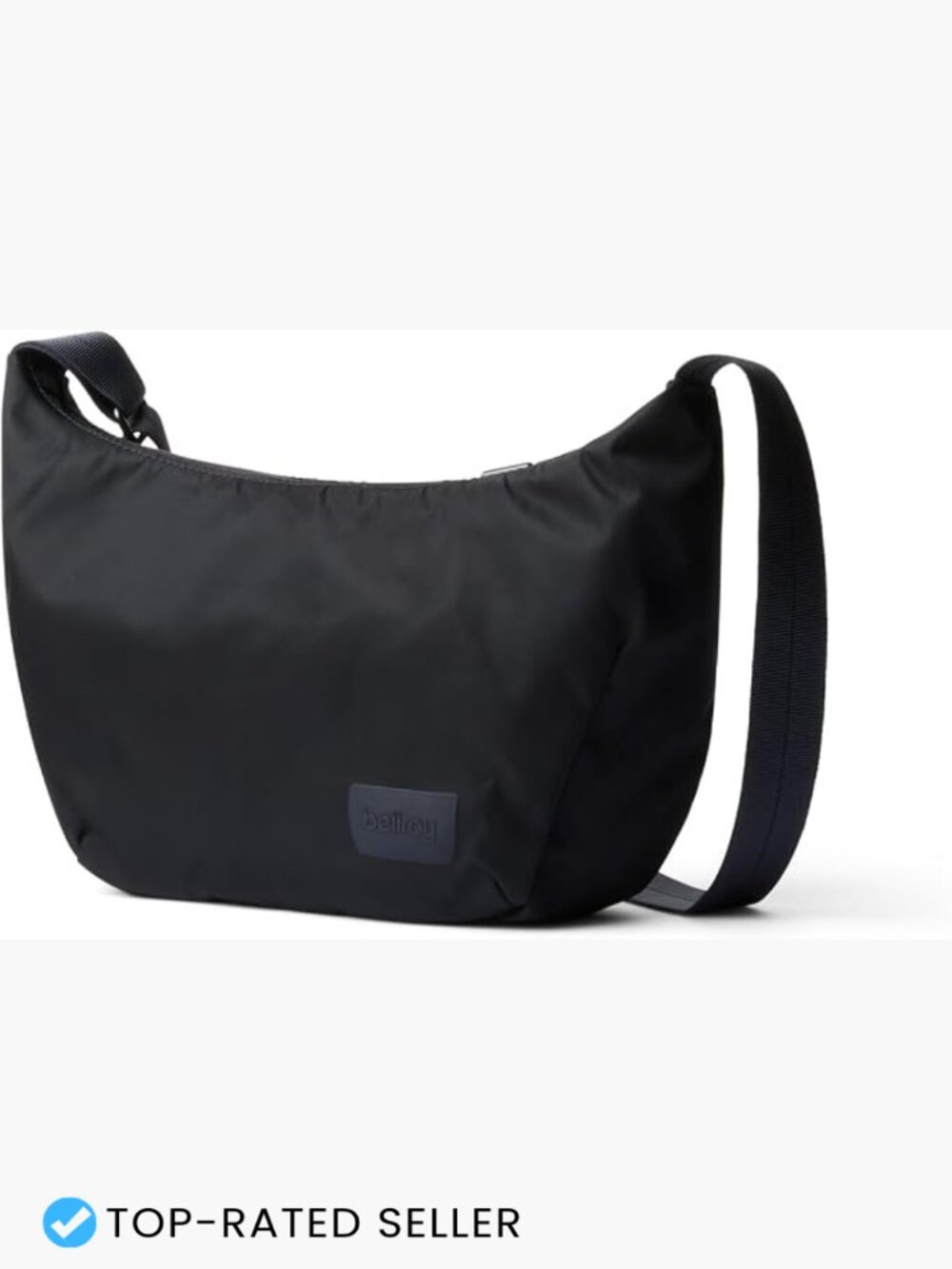 Minimalist Crescent Crossbody Bag Lightweight Nylon Adjustable Strap Travel